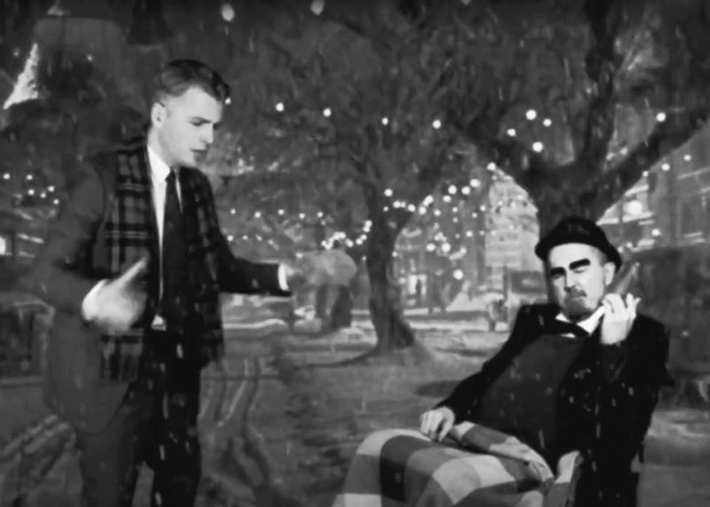 It's a Wonderful Life 2: two men in a snowy street